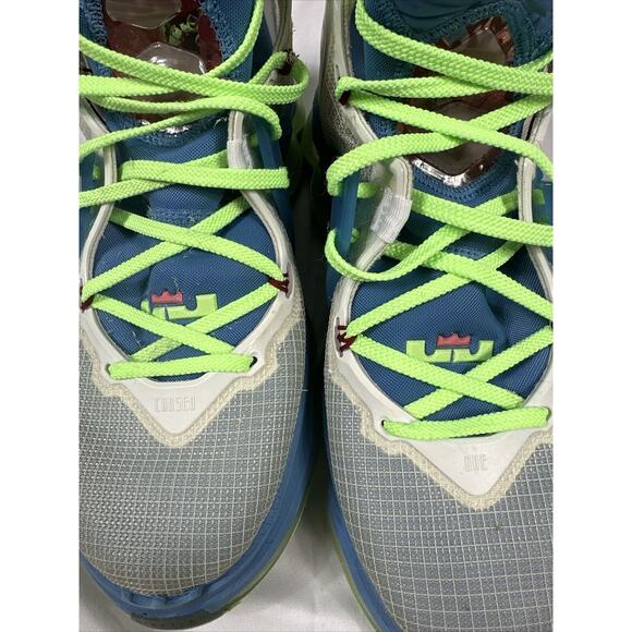 Nike Lebron XIX Men's Sz 10 Dutch Blue/Pomegranate Tropical DC9339-400 No Box - Picture 5 of 10